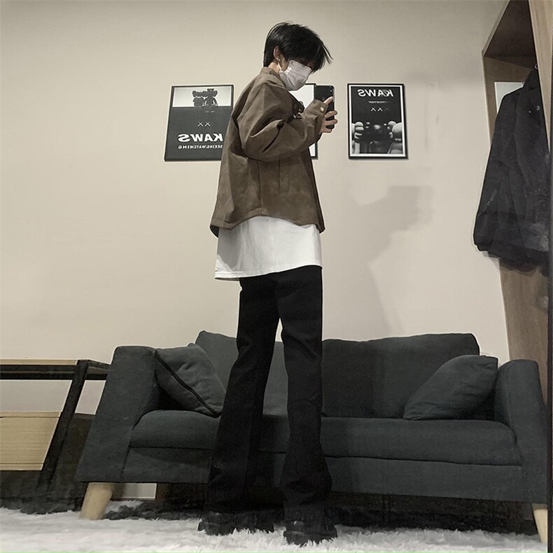 主推货足渐变修身大码微喇毛边牛仔裤K860-K861-K866-P50,男装牛仔裤,星座205