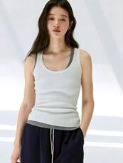 2025精仿羊毛吊带背心时尚简约，女装背心吊带，万禾羊绒