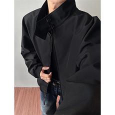 美式复古哈林顿夹克立领cleanfit短款外套男Q54101-TP55不，男装夹克，电商A102