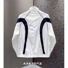 欧货时尚立领夹克男装宽松潮牌设计感春季男士外套帅气运动冲锋衣，男装夹克，星座1210-1