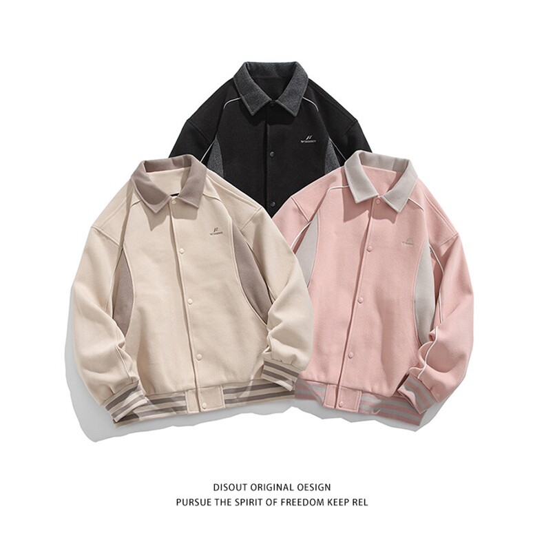 特P70无差价新款百搭春秋夹克外套-HJ5355日系白底，男装夹克，电商A003