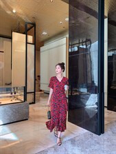 夏装新款连衣裙，女装连衣裙，早颜