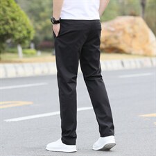 2024夏季款休闲裤男纯棉裤青年男士潮流百搭直筒长裤子6622-P40，男装休闲裤，星座224