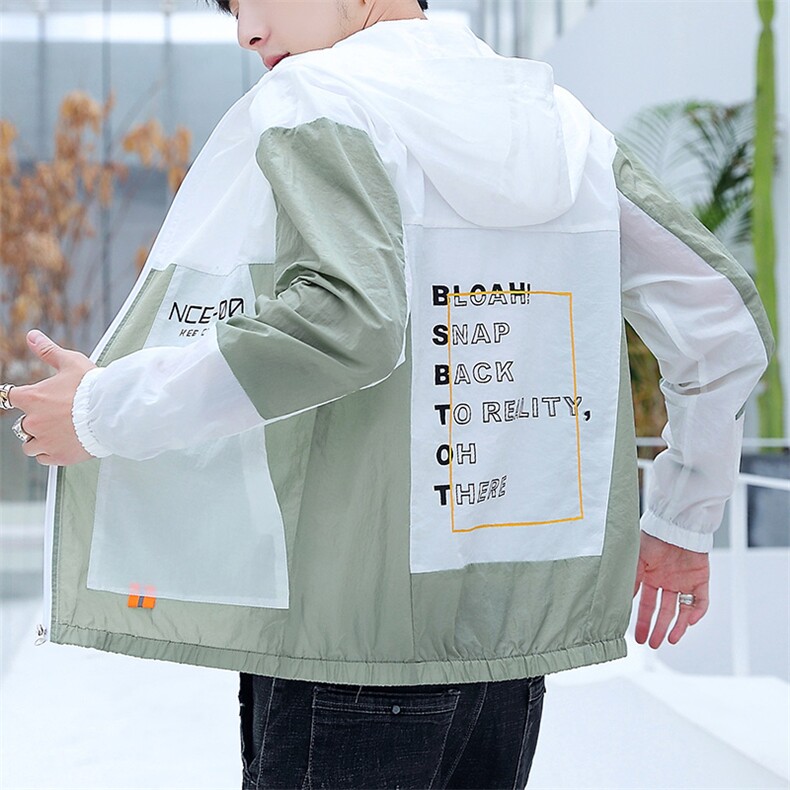 主推-男士防晒衣夏款新款薄款透气连帽潮流韩版夹克F213-P30,男装夹克,星座1206（原A206）