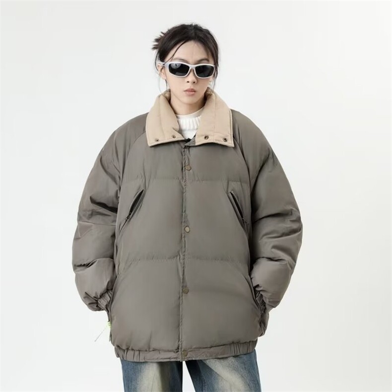 棉服男韩版潮流高街帅气女2024冬季新款ins加厚保暖外套MF021-P83,男装棉衣,星座412-3
