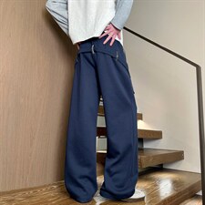 XZ616春季重磅美式复古百搭绑带格子拼接休闲长裤K26004特P35，男装休闲裤，星座512A（原616）