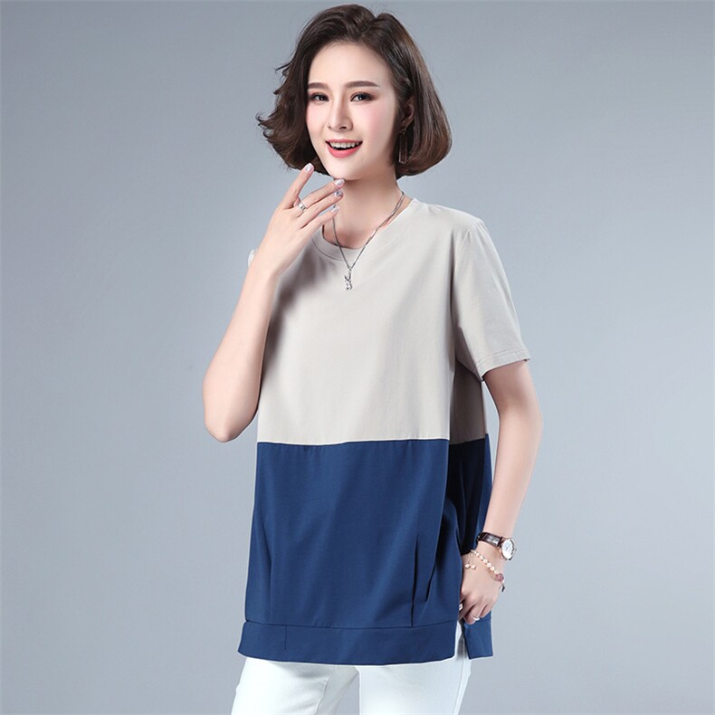T恤2021年夏季通勤创意短袖宽松圆领韩版，女装T恤，丽影随形