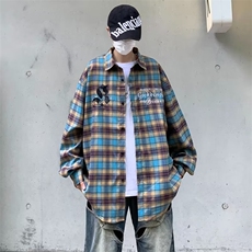 男秋季新款长袖衬衫刺绣外套HC128P48，男装衬衫，星座1116-2