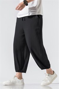 风薄大码宽松休闲裤男哈伦裤男士萝卜裤子男潮冰丝裤921P50，男装休闲裤，钱塘788(原4013)