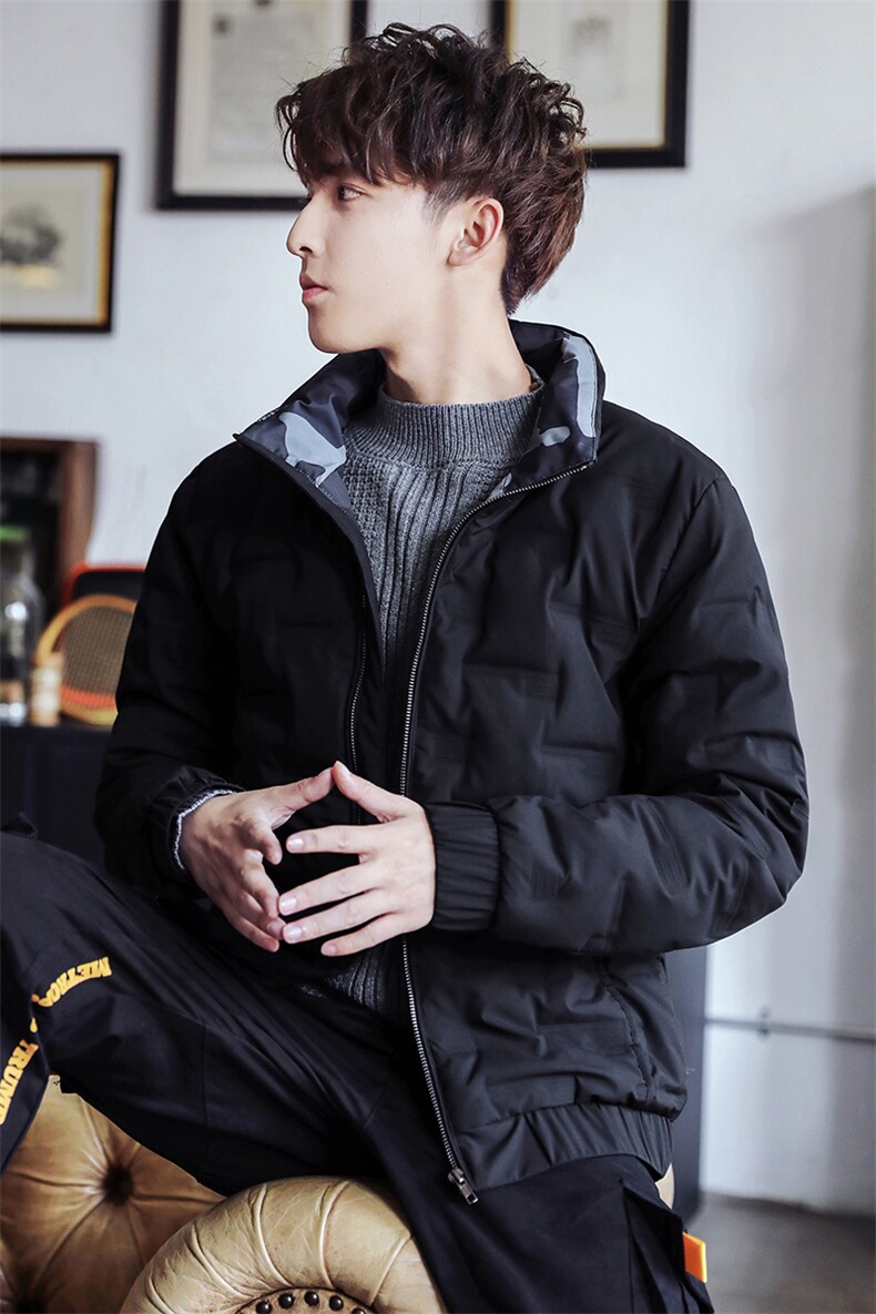 冬天羽绒服男2021新款立领羽绒外套潮DS570T,男装羽绒服,电商A102