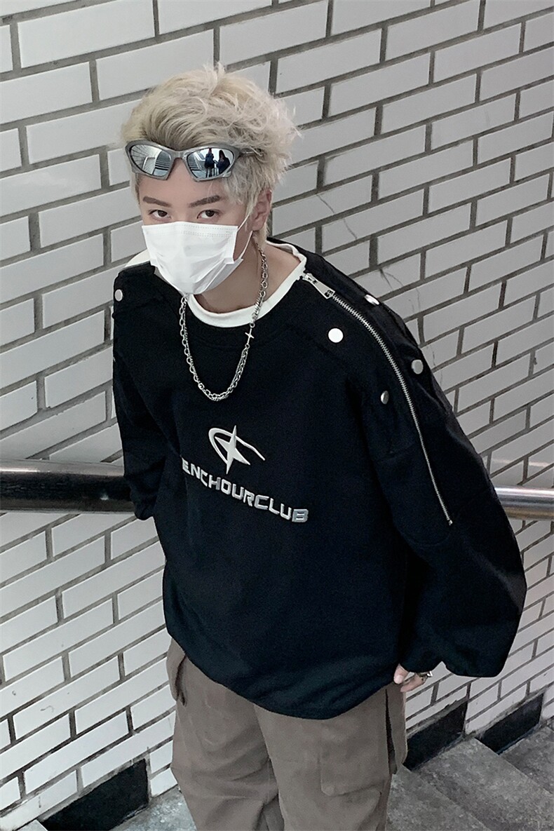 CT5368-TP65控价88春季新款宽松高街立体印花上衣高街休闲卫衣,男装卫衣,电商A102-1