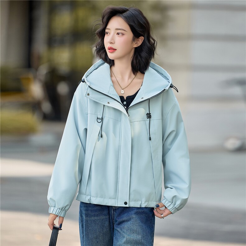 2025年冬季新款时尚加绒连帽棉服派客服,女装棉衣/棉服,依路服饰
