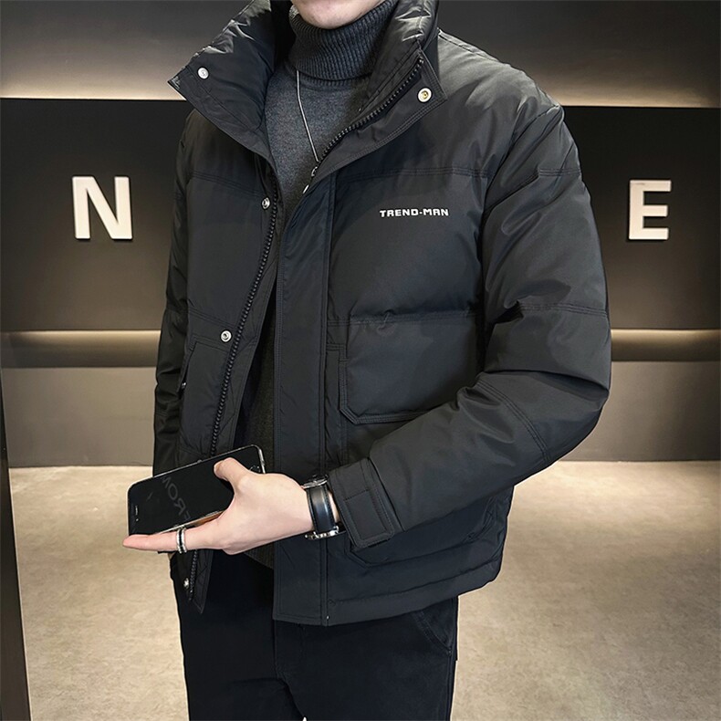 2025新款冬季男士羽绒服潮牌立领外套上衣A313-6308-P120特批,男装羽绒服,电商A313