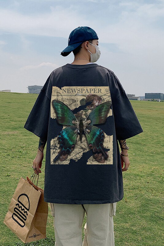 印花棉T280克直播供货220克重磅精品棉XZ301B-JB5105-P28,男装T恤,星座301B