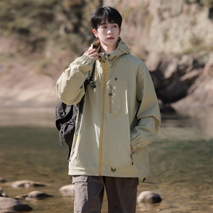 户外防风防水冲锋衣夹克春季新款徒步登山外套A406 JK3512 特P80图片
