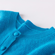 2025时尚简约百搭元宝针绣花开衫，女装针织衫/毛衣，兴泰羊绒