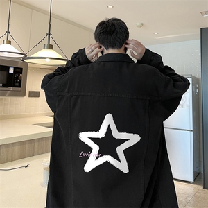 牛仔夹克男大码牛仔外套男茄克 NJ77286-P60加绒款-P75图片
