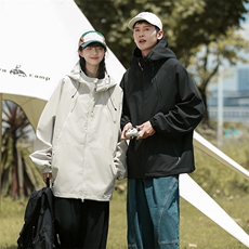 Cityboy情侣时尚连帽冲锋衣外套夹克团体班服，男装夹克，星座301D-5(原星座1415）