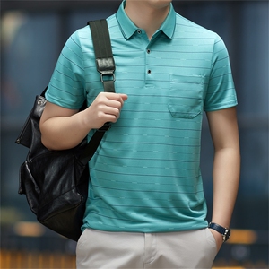 POLO衫男半袖衣服男士体恤衫T恤潮牌休闲翻领爸爸短袖WK5873-P50图片