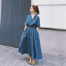 大货已出夏季新款连衣裙（原8605）225-1936（），女装连衣裙，浙宝225
