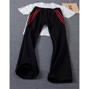 【高质量档口现货特批40量大可谈 】三道杠拼接牛仔裤610A-K33083图片