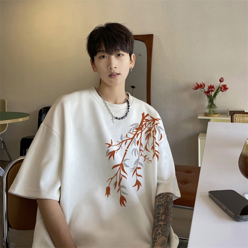 麂皮绒！重磅麂皮绒短袖t恤男JT503-特p19,男装T恤,电商B371