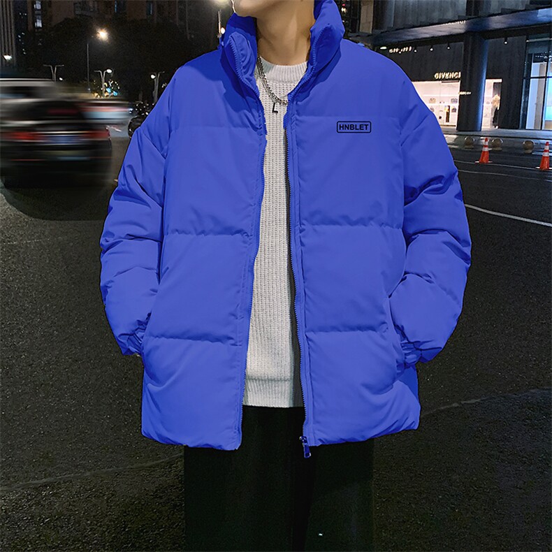 帅气棉衣男2024秋冬新款立领休闲纯色韩版潮A161-2-503-P65,男装棉衣,电商A161-2