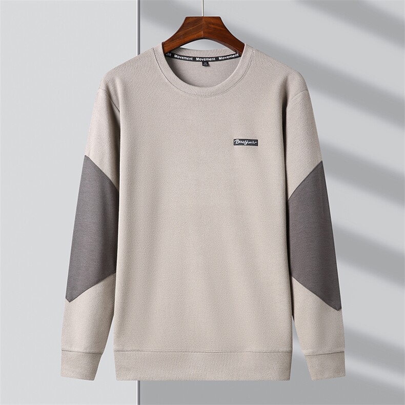 HPN-T776男式秋季服装新款长袖T恤青年圆领卫衣四季打底体恤P61,男装T恤,电商B360