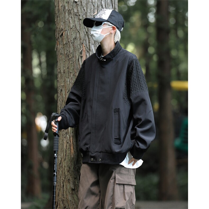 抖音直播！垫肩阿尔法飞行员夹克男XH35-70,男装夹克,电商B367