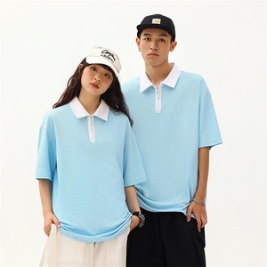 40支 双纱珠地240克 8色S-3XL 65%棉 35聚酯纤维 男女款T恤衬衫图片