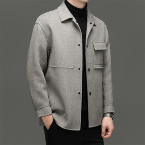 M6826-78钱塘2020-3冬季厚款商务休闲百搭中年男士夹克外套P323图片