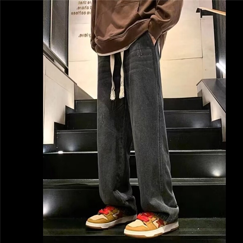 2024美式牛仔裤男款直筒长裤潮N5533P46,男装牛仔裤,星座1116-2