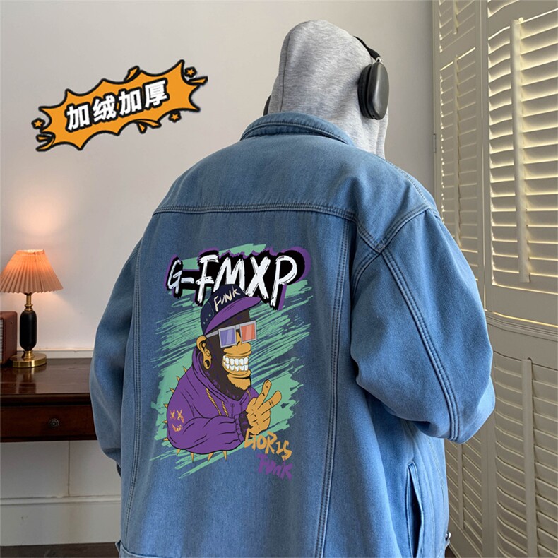 现货牛仔棉服男冬季棉衣外套羊羔绒翻领夹克保暖外套MY2247-P110,男装夹克,星座1103-3