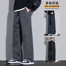 复古高街休闲裤男2025秋季新款青少年宽松百搭直筒裤K3508-特P45，男装休闲裤，星座610（原A335）