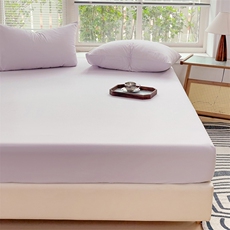 新款A类亲肤水洗棉纯色单品床笠全包席梦思保护套，床单，一起卖家纺