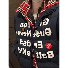 假两件短款棉服男款冬时尚慵懒潮流流行日系新款棉衣LW2100-P70，男装棉衣，星座1008