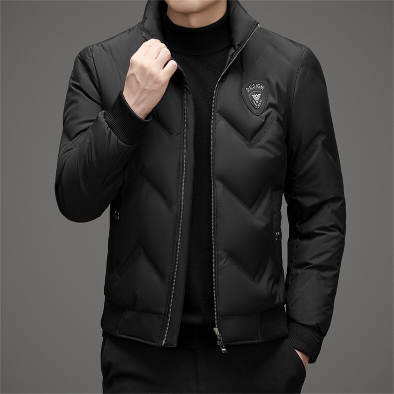 DAJ6620钱塘2020-2冬季新款厚款时尚休闲中年男士羽绒服P165,男装羽绒服,钱塘207-2