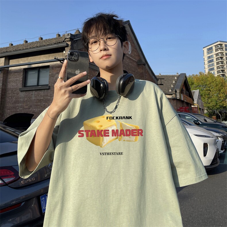 量大优供视频230g重磅纯棉短袖t恤男XT543-特P19,男装T恤,电商B371