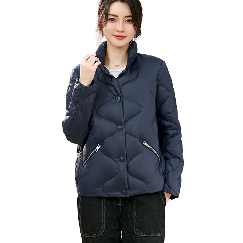 2023冬装新款时尚百搭潮流气质短款休闲减龄小个子羽绒服外套女,女装羽绒服,丽影随形