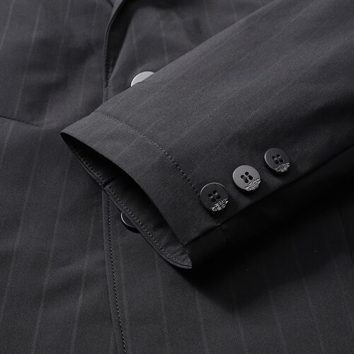 秋冬季新款商务休闲男士西服领中青年外套羽绒服SNNYR88619-P215图片
