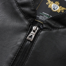 新款皮衣皮夹克立领时尚宽松休闲版309B-3-6606-P58，男装夹克，星座1409-3