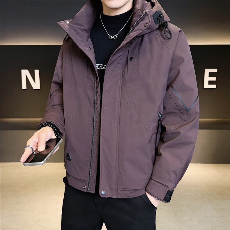 标50男羽绒服连帽休闲外套男休闲羽绒上衣A329-YR2555-P205,男装羽绒服,电商A329