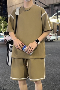 重磅280克~夏季短袖短裤两件套休闲套装 TZ563特P55图片