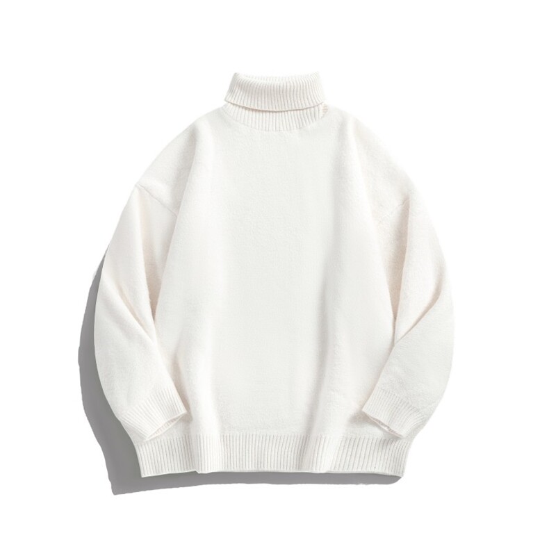 MG9299-CG-BRP45加厚毛衣两翻领加厚毛衣慵懒风男针织衫高领线衫，男装针织衫/毛衣，星座510A-3