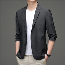 2023春季新款男士商务全无痕西服外套男装中青年长袖小西装便服，男装西服，钱塘6003（原4033）