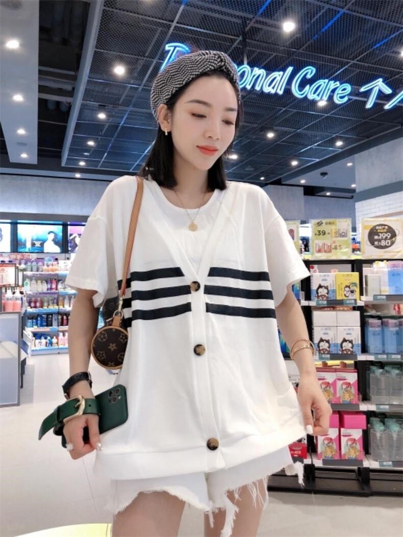 针织拼接款假两件，一杭补单王，女装，一杭