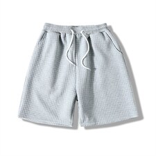 A121-P30格子短裤男大码胖子五分裤男休闲中裤,男装休闲裤,电商A040