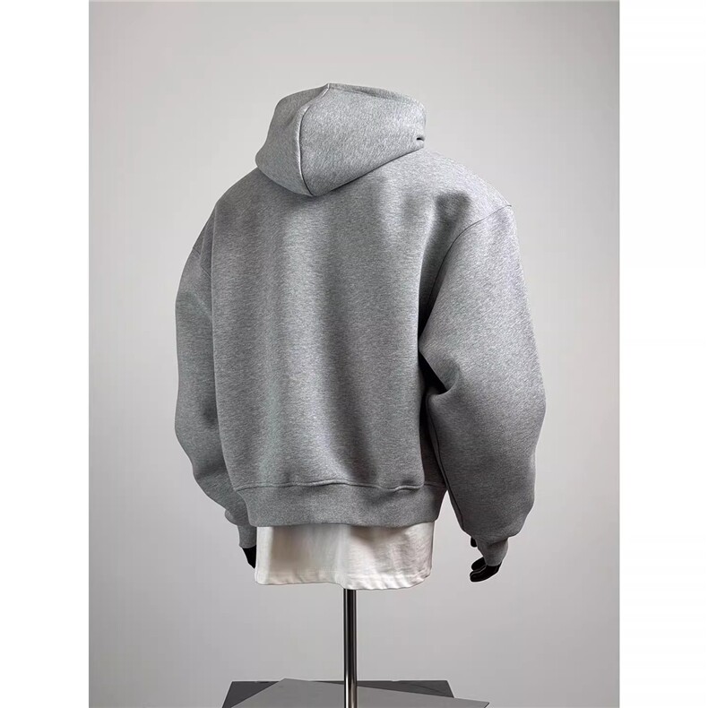连帽卫衣男秋冬季小众boxy版型帽衫外套WY209-P60,女装短外套,星座208-5