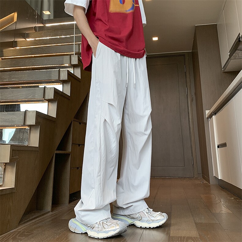 夏季新款冰丝速干打褶山本裤XZ604-KG80-特P30控58，男装休闲裤，星座604