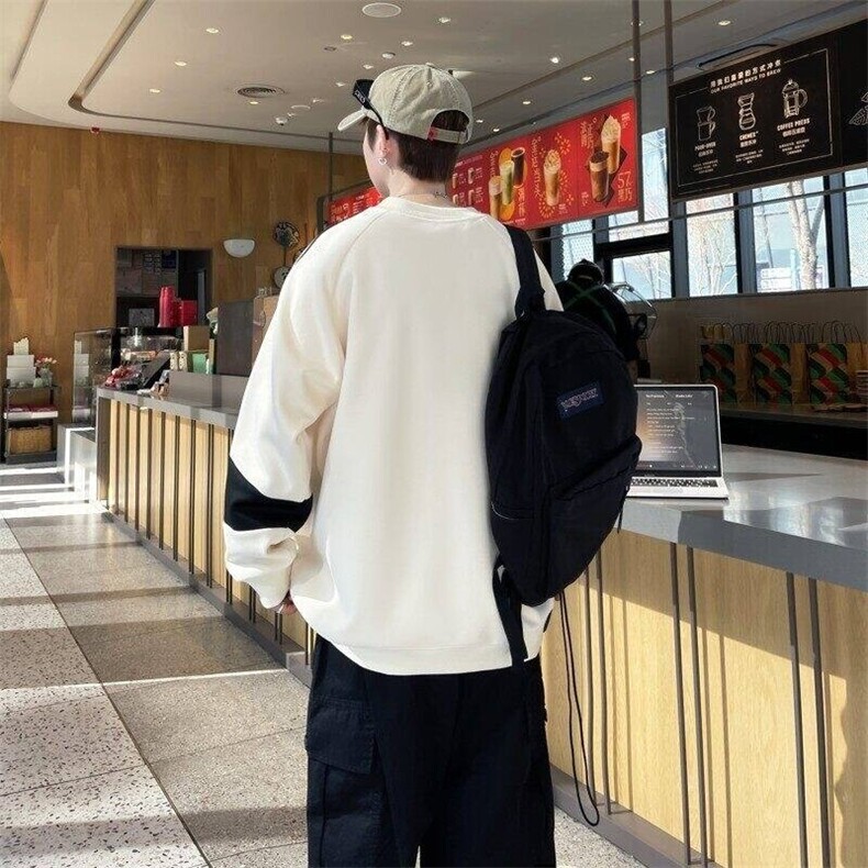 W25201-特P40港风学生青少年外套春秋时尚休闲卫衣男打底衫,男装卫衣,电商D310B